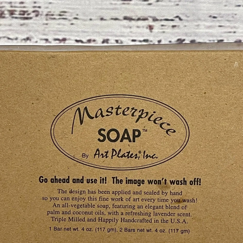 Masterpiece Soap By Art Plates Van Gogh All Vegetable‎ Soap Blend